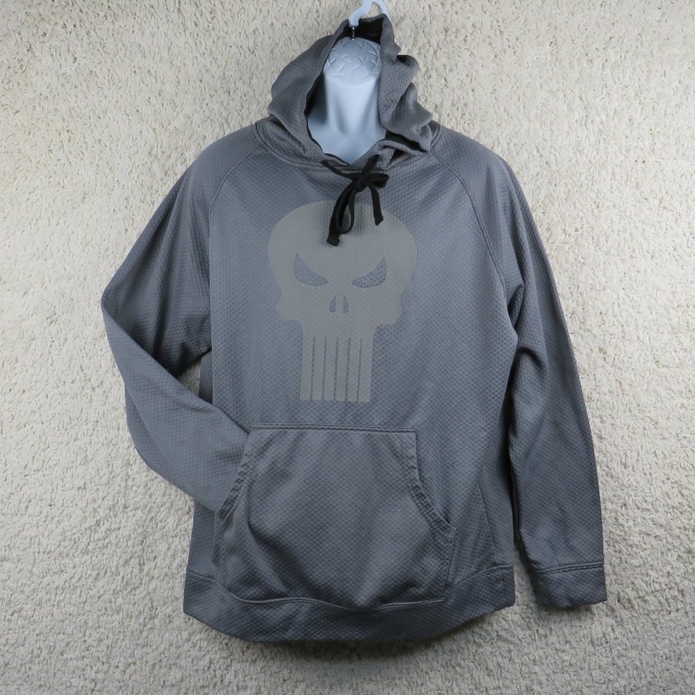 Marvel*Men's Long Sleeve Pullover Hooded Pull String Warmer Pocket Sweater~Large